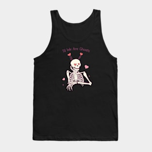 Skeleton In Love Valentines Day Tank Top